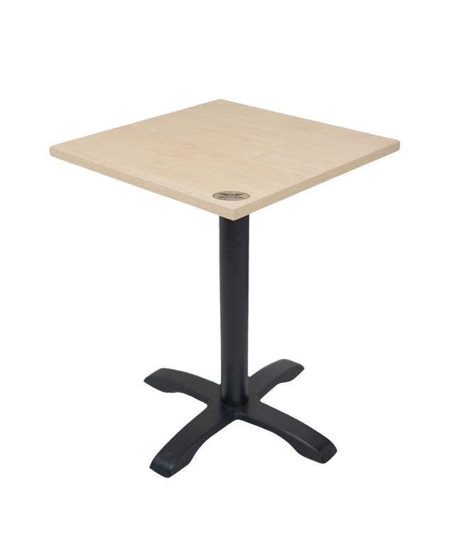 MS Plus Single Pillar Table Base Beige Top