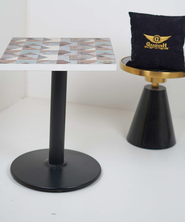 MS Round 2 Seater Table Base Designer Top