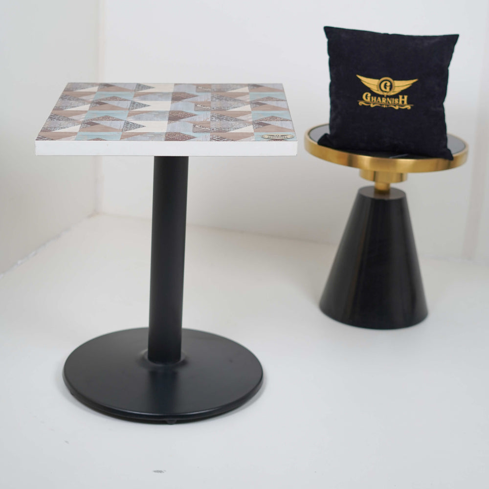 MS Round 2 Seater Table Base Designer Top