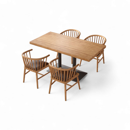 Shell Light 4 Seater Restaurant Set