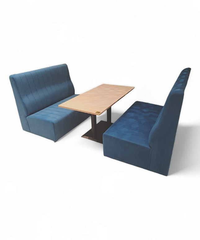 Lumber 4 Seater Booth Seating Set
