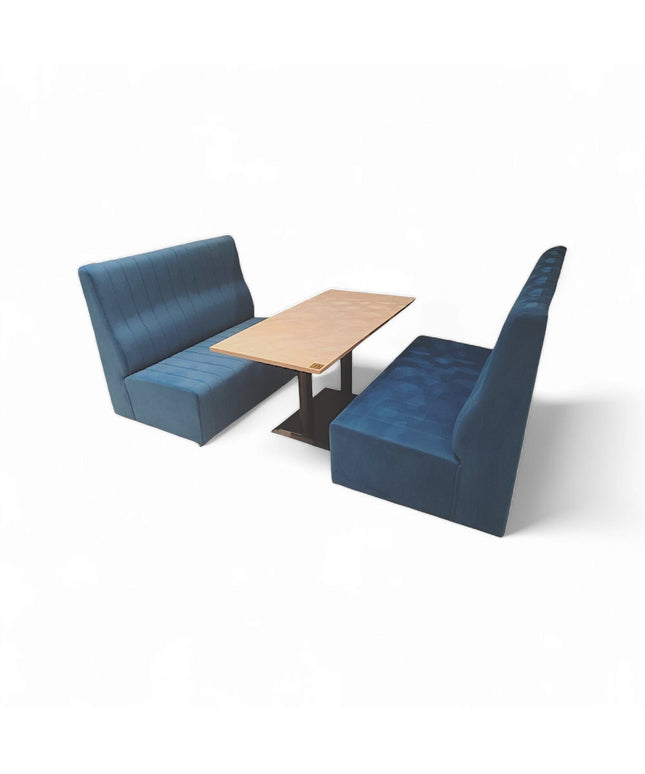 Lumber 4 Seater Booth Seating Set