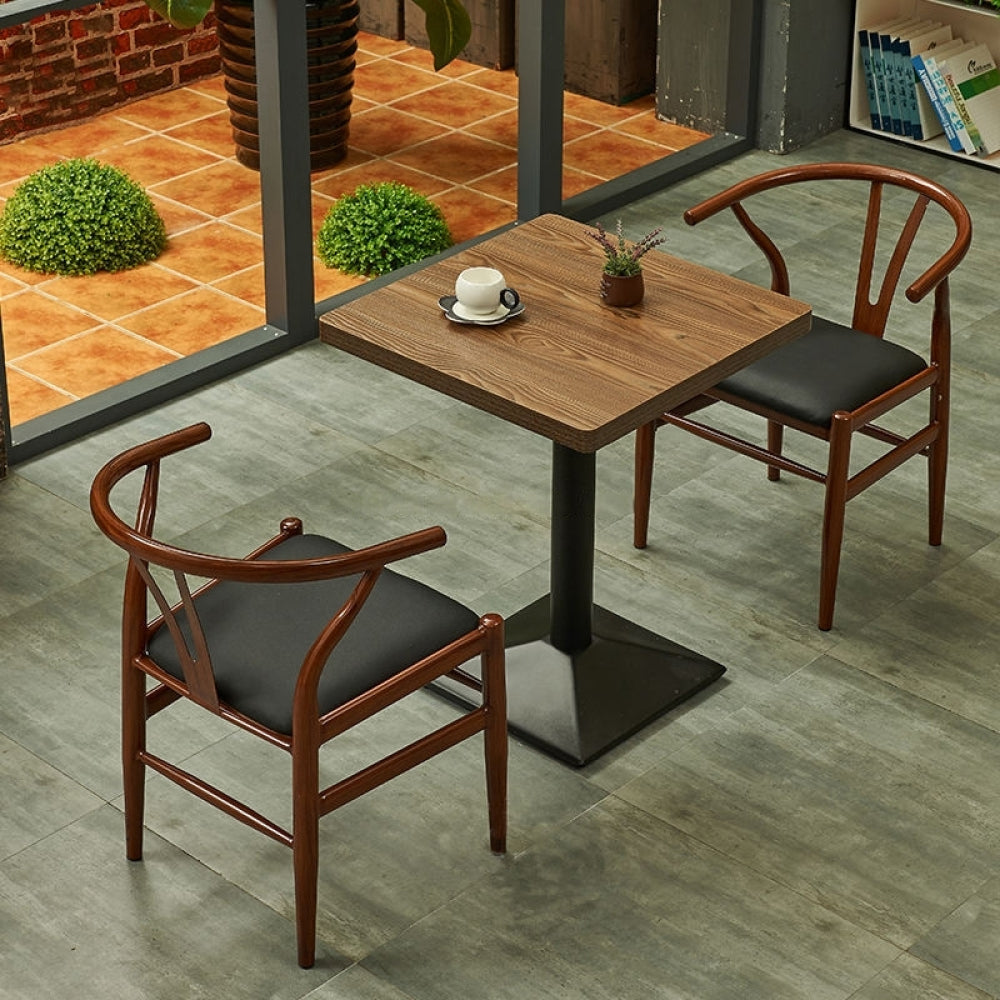 Oaks 4 seater restaurant dining set