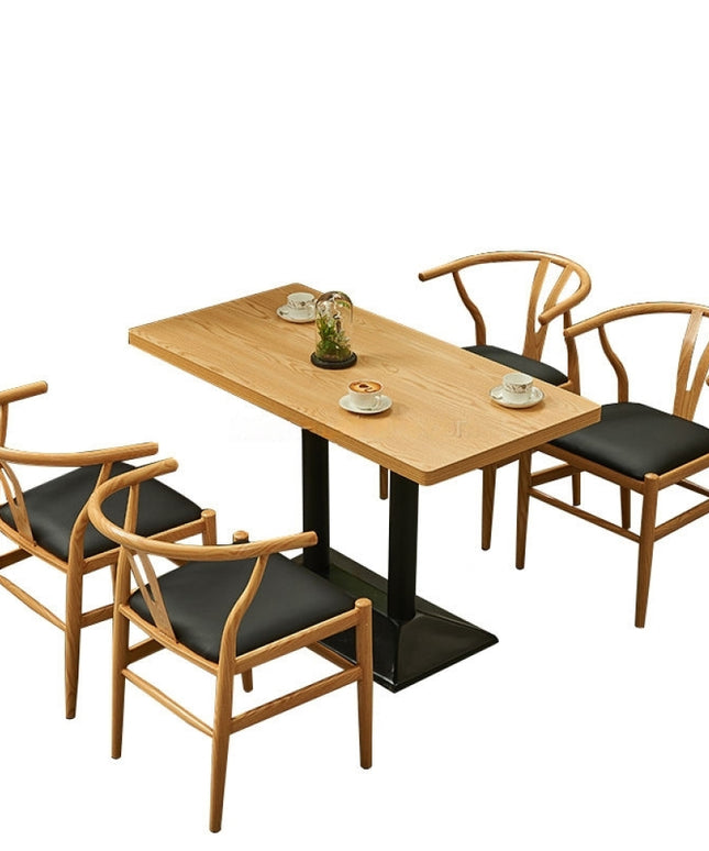Oaks 4 seater restaurant dining set
