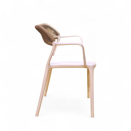 Nexa White PVC Rope Chair