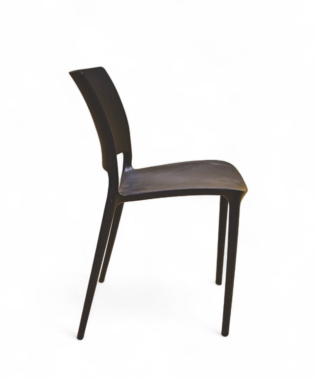 Canton Black PVC Chair