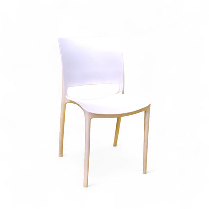 Canton White PVC Chair