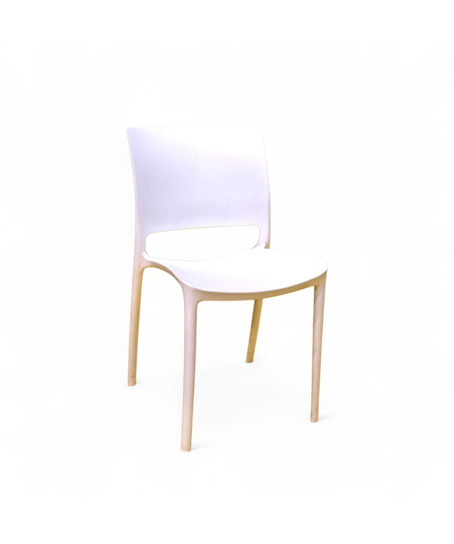Canton White PVC Chair