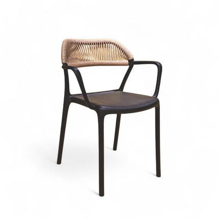 Nexa Black PVC Rope Chair