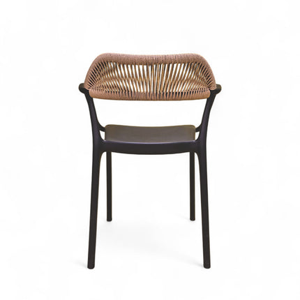 Nexa Black PVC Rope Chair