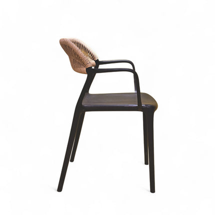 Nexa Black PVC Rope Chair