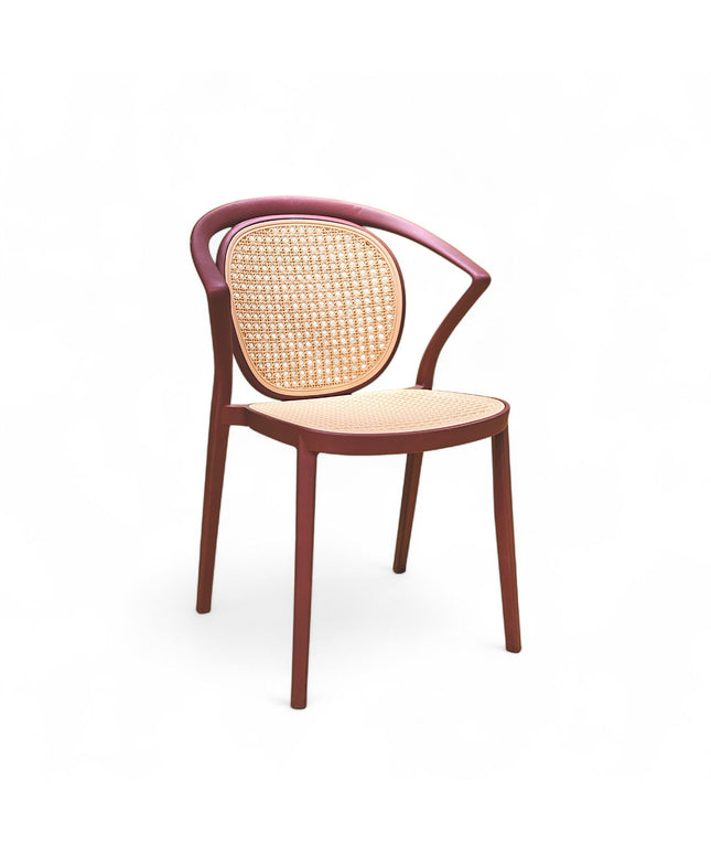 Nero Maroon PVC Chair