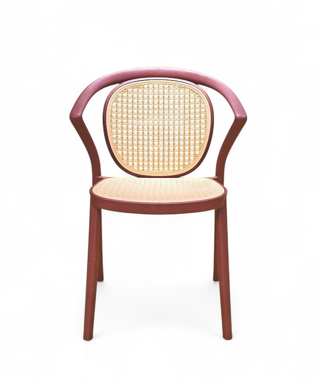 Nero Maroon PVC Chair