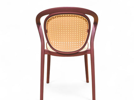 Nero Maroon PVC Chair