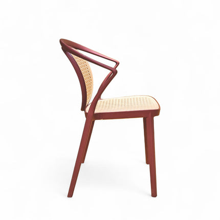 Nero Maroon PVC Chair