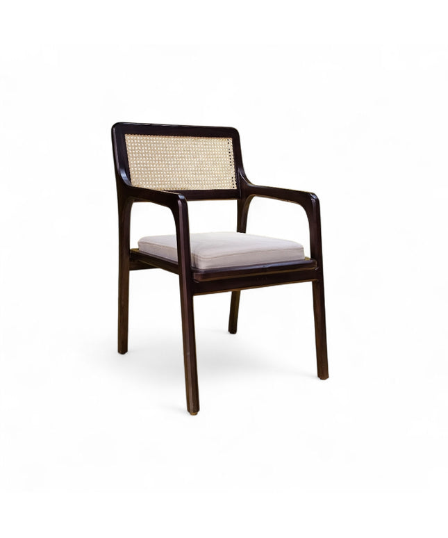 Vanya Teakwood Cane Chair