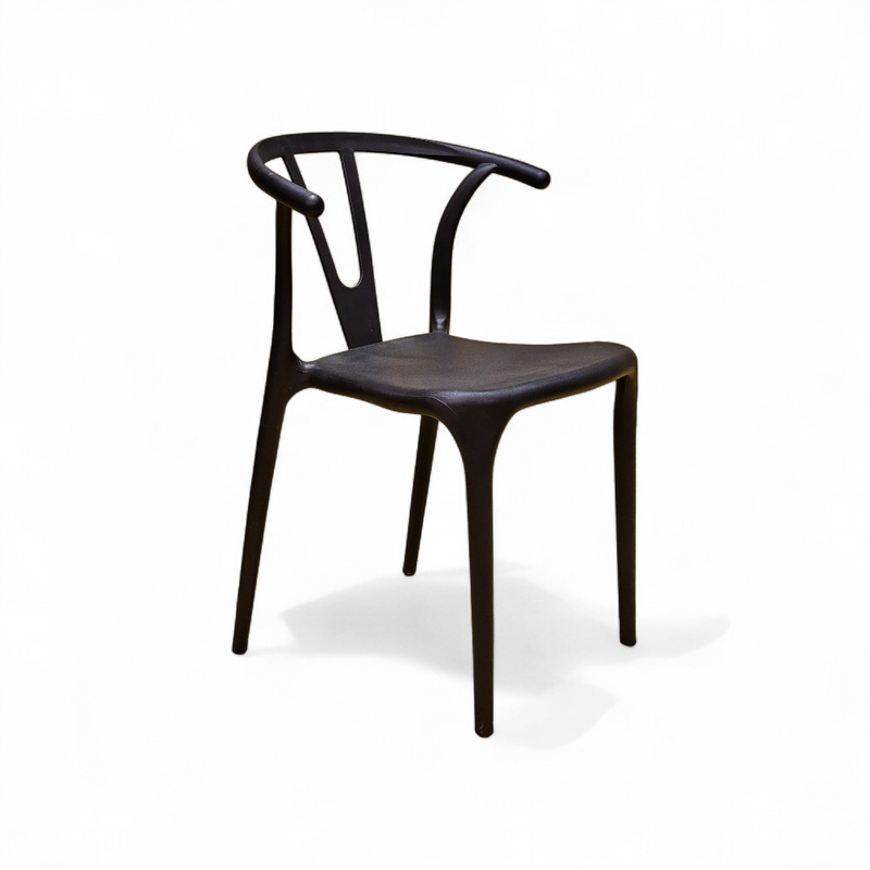 Evok Black PVC Chair