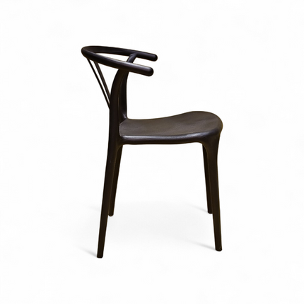 Evok Black PVC Chair
