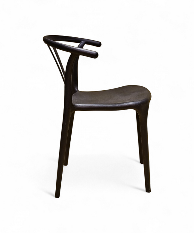 Evok Black PVC Chair