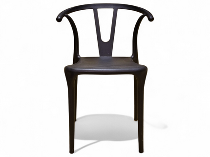 Evok Black PVC Chair
