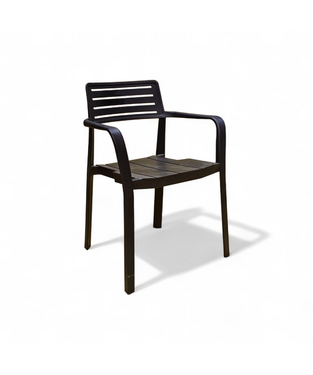 Metro Black PVC Chair