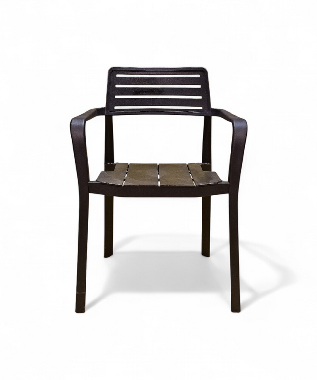Metro Black PVC Chair