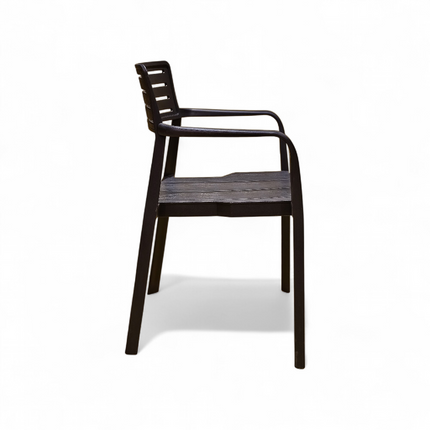 Metro Black PVC Chair
