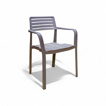 Metro Grey PVC Chair