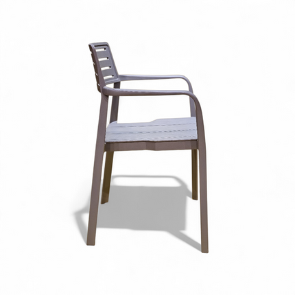 Metro Grey PVC Chair