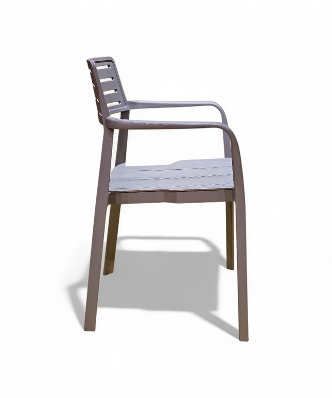 Metro Grey PVC Chair