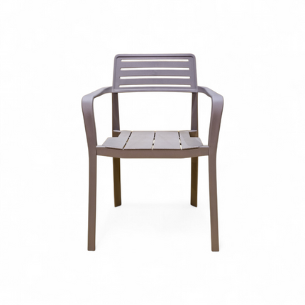 Metro Grey PVC Chair