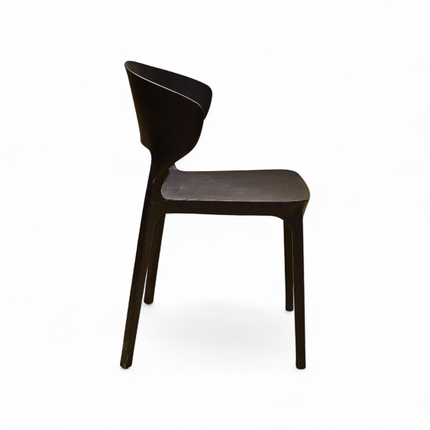 Astra Black PVC Chair