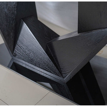 Oliva Black 6 Seater Dining Table