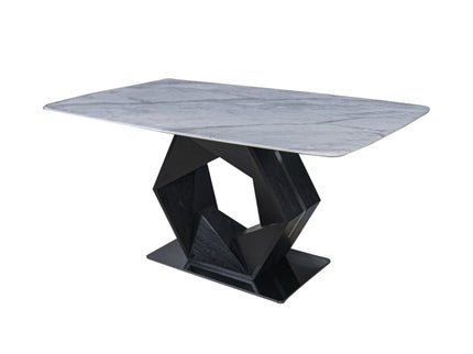 Oliva Black 6 Seater Dining Table