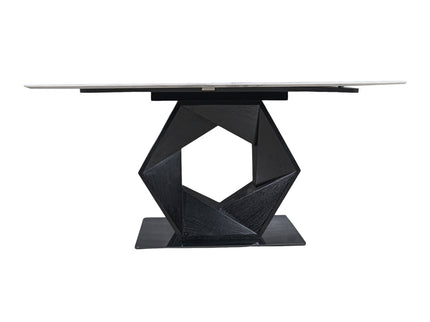 Oliva Black 6 Seater Dining Table