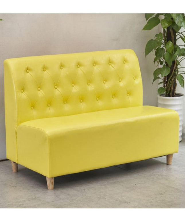 Omega Yellow 2 Seater Restaurant Booth