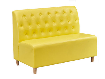Omega Yellow 2 Seater Restaurant Booth