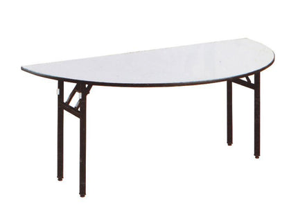 PVC Half Round Table -  4 feet half dia, PVC top