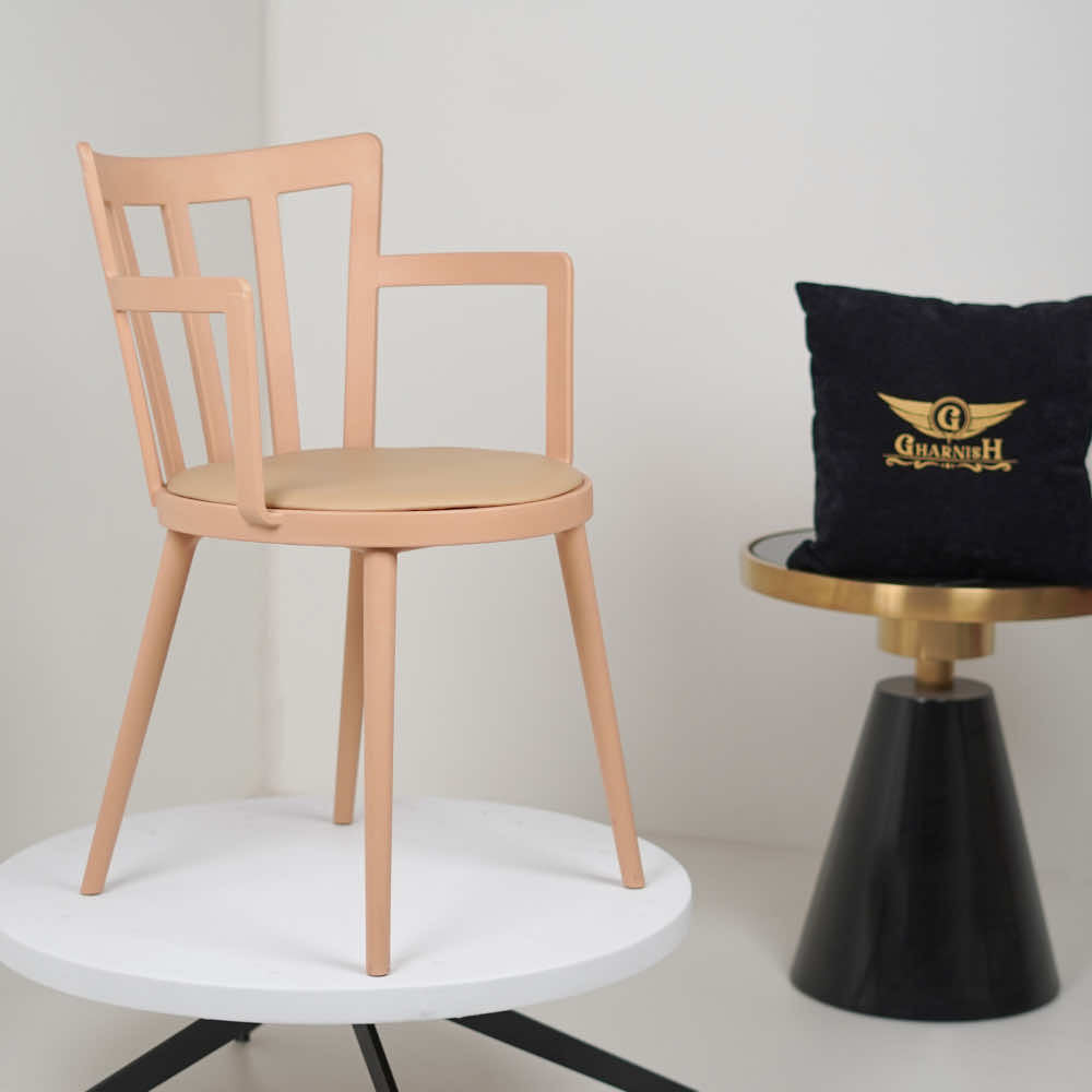 Pacify Gold PVC Cafe Chair