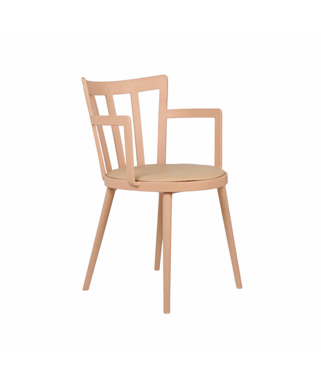 Pacify Gold PVC Cafe Chair