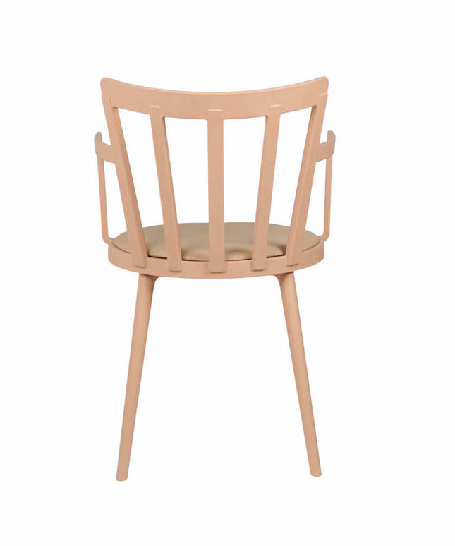 Pacify Gold PVC Cafe Chair