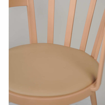 Pacify Gold PVC Cafe Chair