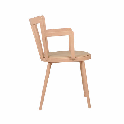 Pacify Gold PVC Cafe Chair