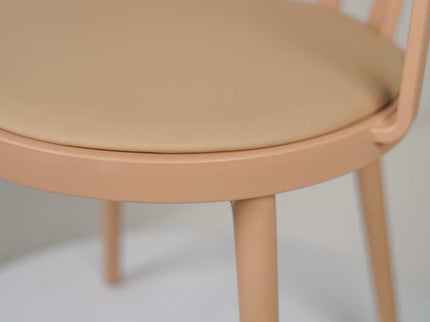 Pacify Gold PVC Cafe Chair