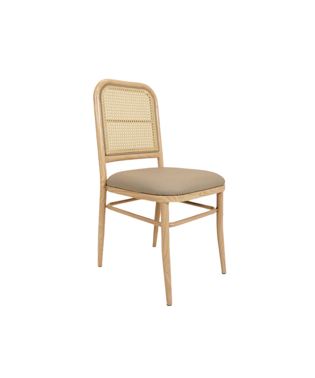 Peru Light Metal Cane Restaurant Chair