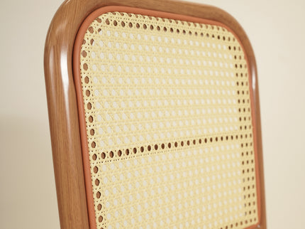 Peru Dark Metal Cane Restaurant Chair