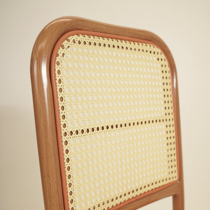 Peru Dark Metal Cane Restaurant Chair