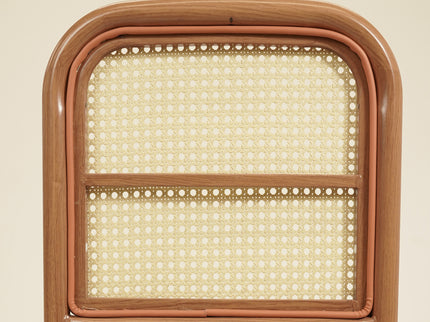 Peru Dark Metal Cane Restaurant Chair