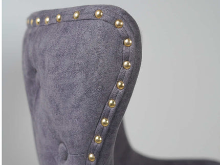 Polar Bar Chair With Gold Finish Metal Legs