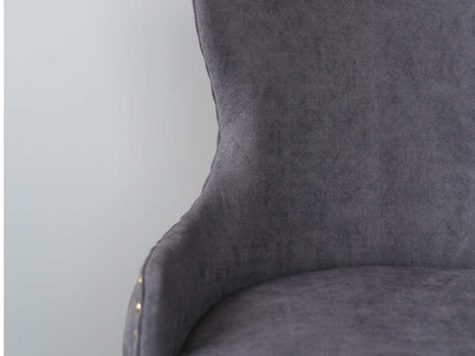 Polar Bar Chair With Gold Finish Metal Legs